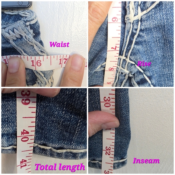 Vintage Y2K True Religion Joey Super T Low Rise Women's Boot Cut Blue Jeans - Picture 15 of 16